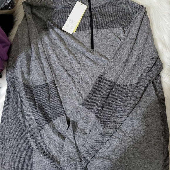 All in Motion Men's Seamless 1/4 Sweatshirt - XL Gray - Picture 1 of 4